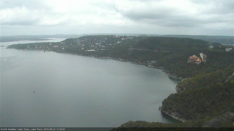 Lake Travis webcam, May 22, 2016 10:45 AM CT