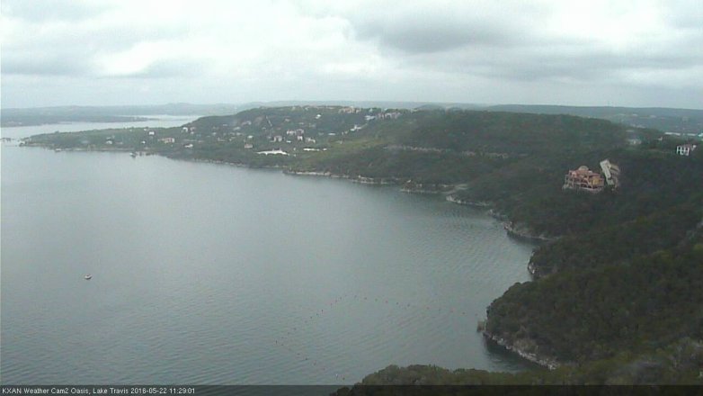 Lake Travis webcam, May 22, 2016 11:00 AM CT