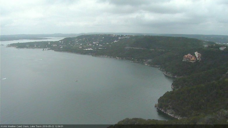 Lake Travis webcam, May 22, 2016 11:10 AM CT