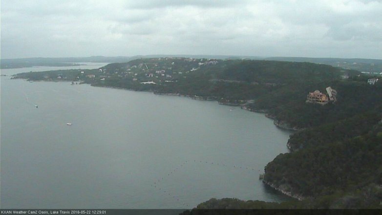 Lake Travis webcam, May 22, 2016 11:40 AM CT