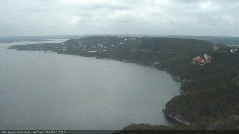 Lake Travis webcam, May 22, 2016 11:50 AM CT