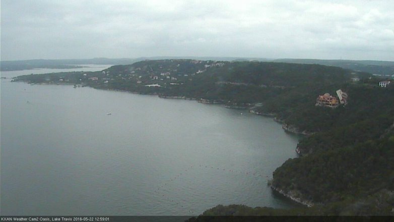 Lake Travis webcam, May 22, 2016 12:25 PM CT
