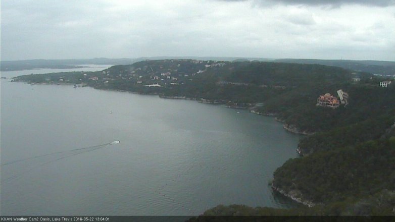 Lake Travis webcam, May 22, 2016 12:30 PM CT