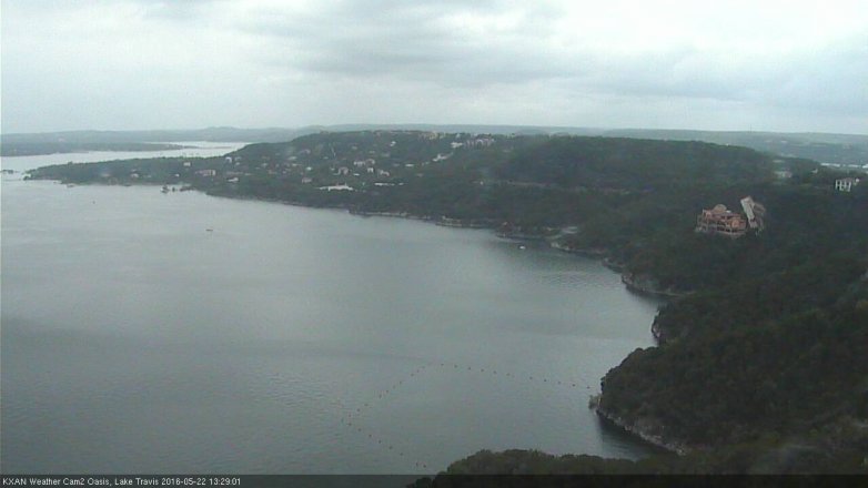 Lake Travis webcam, May 22, 2016 12:40 PM CT