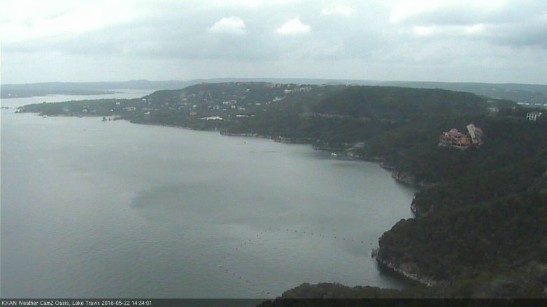 Lake Travis webcam, May 22, 2016 1:55 PM CT