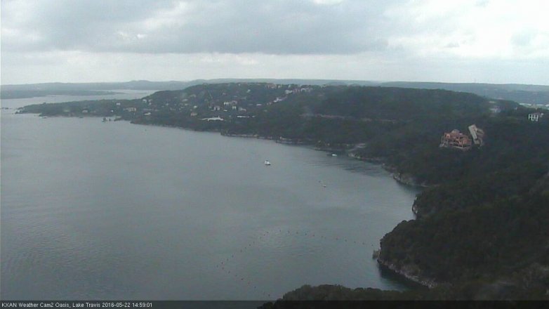 Lake Travis webcam, May 22, 2016 2:05 PM CT