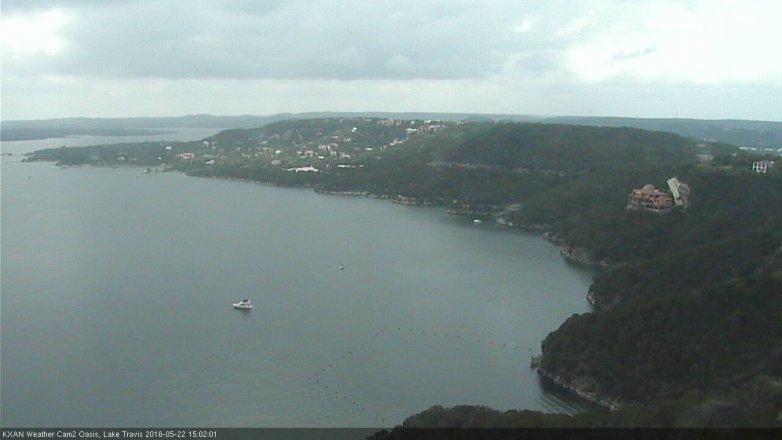 Lake Travis webcam, May 22, 2016 2:25 PM CT