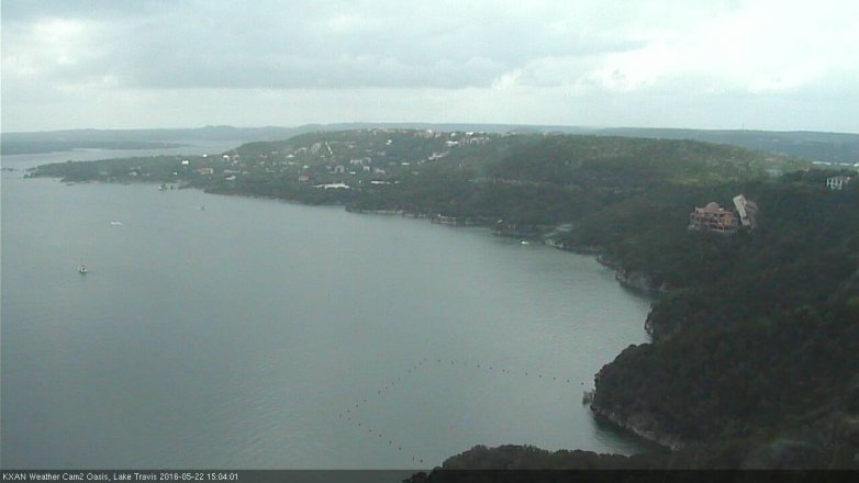 Lake Travis webcam, May 22, 2016 2:30 PM CT