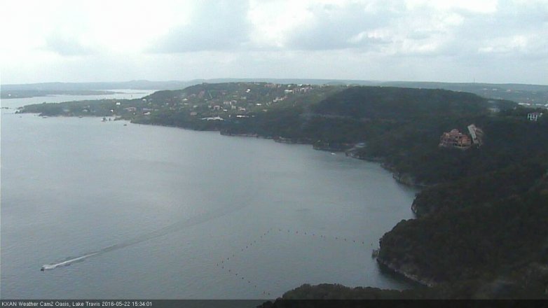 Lake Travis webcam, May 22, 2016 2:50 PM CT