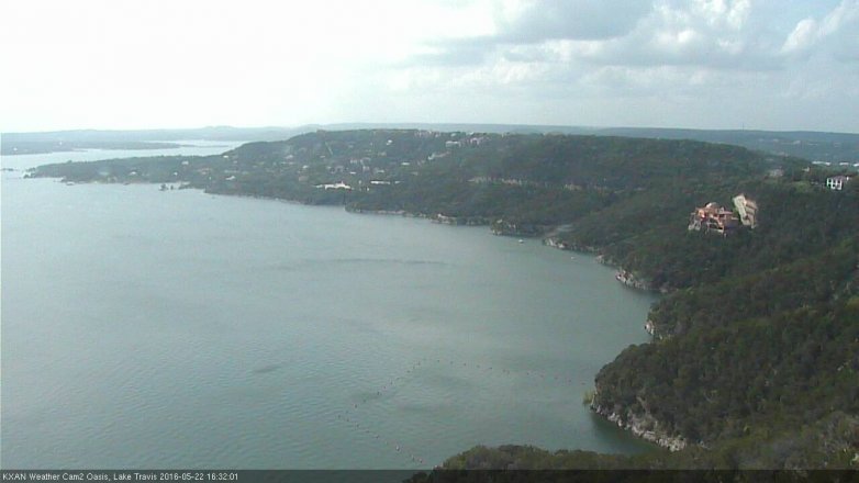Lake Travis webcam, May 22, 2016 3:40 PM CT