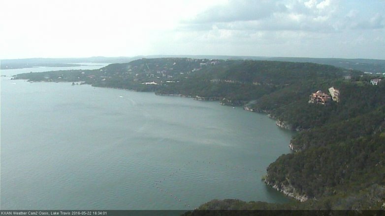 Lake Travis webcam, May 22, 2016 3:50 PM CT