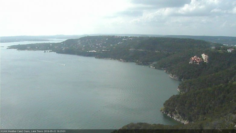 Lake Travis webcam, May 22, 2016 4:00 PM CT