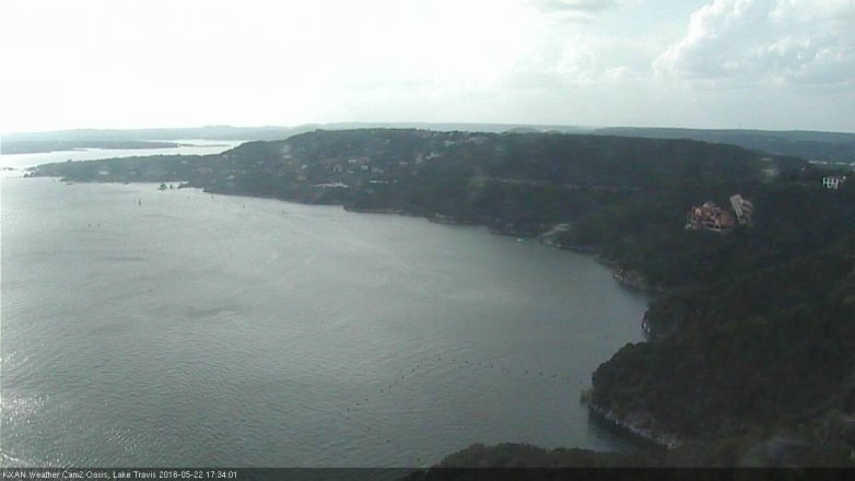 Lake Travis webcam, May 22, 2016 5:05 PM CT