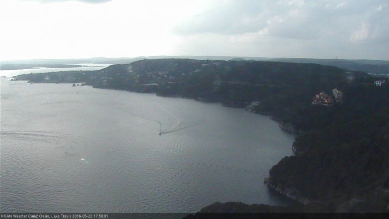 Lake Travis webcam, May 22, 2016 5:10 PM CT