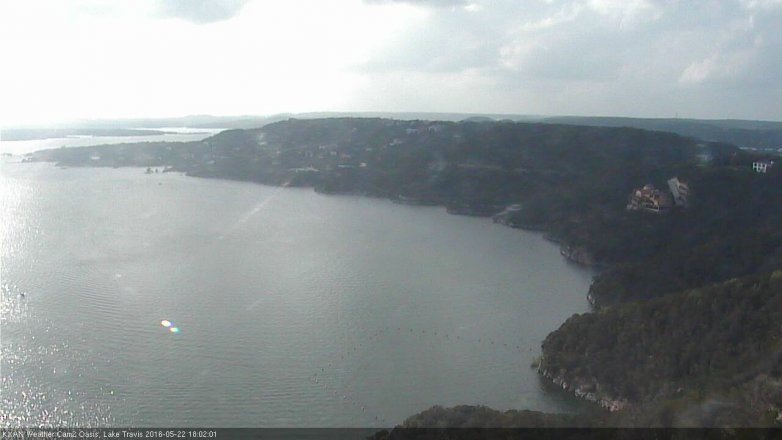 Lake Travis webcam, May 22, 2016 5:20 PM CT