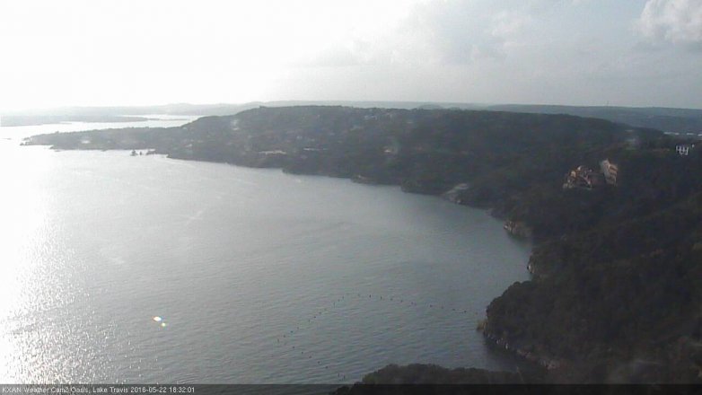 Lake Travis webcam, May 22, 2016 5:40 PM CT