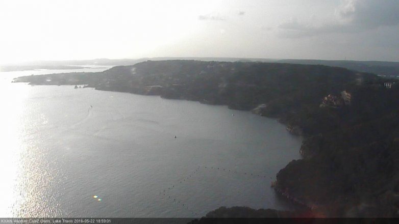 Lake Travis webcam, May 22, 2016 6:15 PM CT