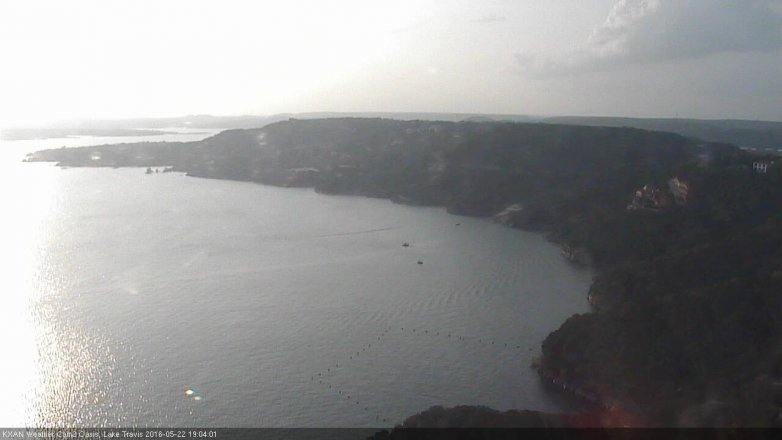 Lake Travis webcam, May 22, 2016 6:20 PM CT