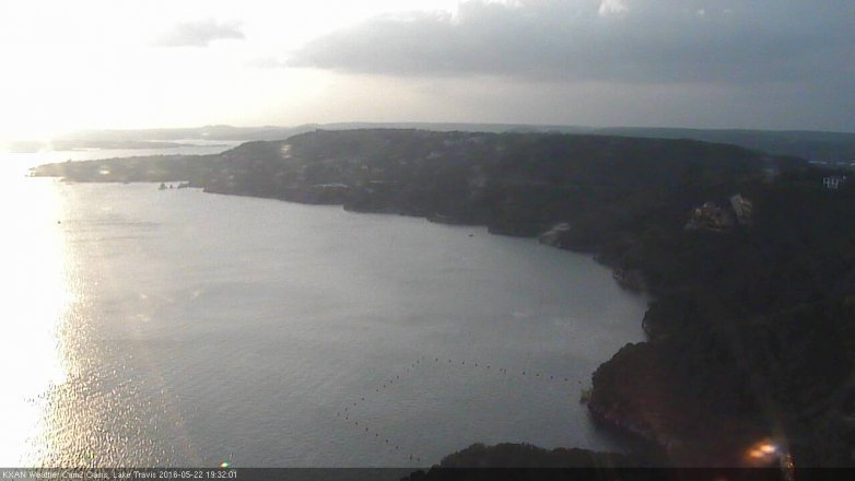 Lake Travis webcam, May 22, 2016 6:35 PM CT