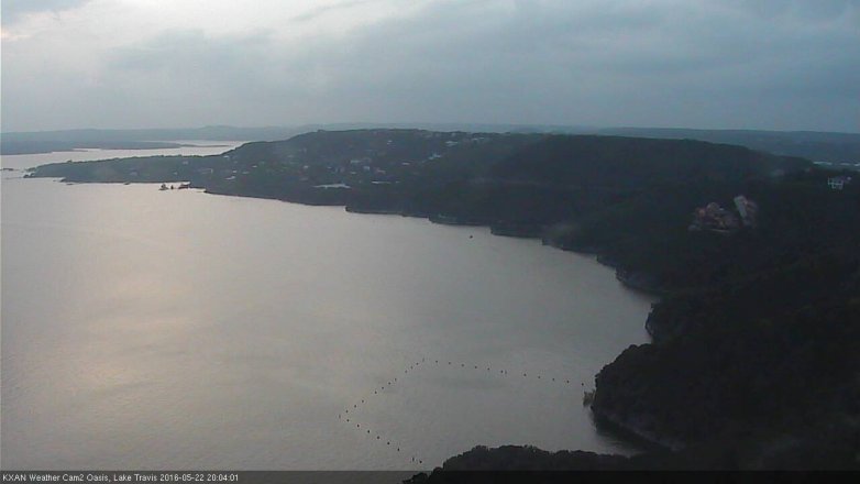 Lake Travis webcam, May 22, 2016 7:15 PM CT