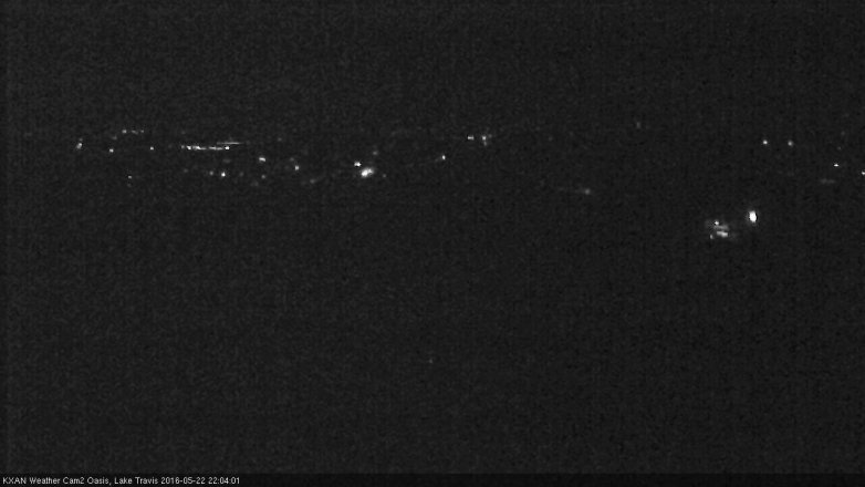 Lake Travis webcam, May 22, 2016 9:20 PM CT