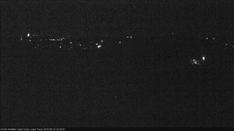 Lake Travis webcam, May 22, 2016 9:50 PM CT