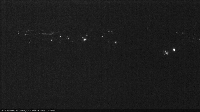 Lake Travis webcam, May 22, 2016 9:55 PM CT