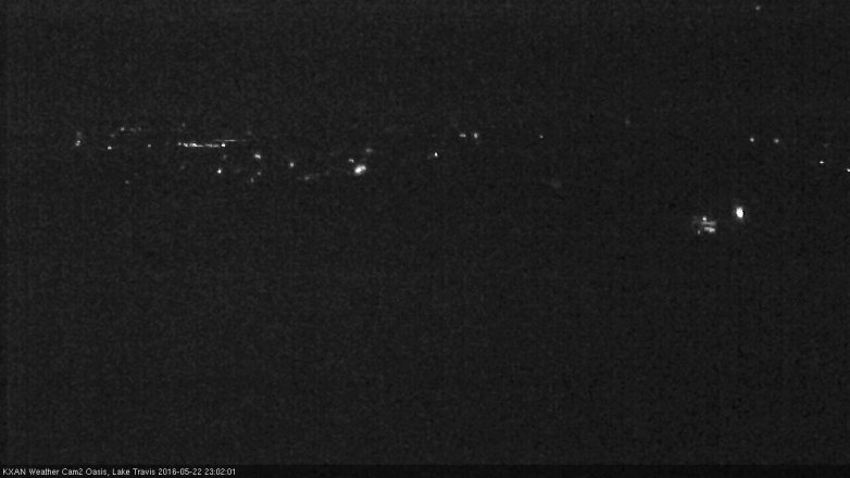 Lake Travis webcam, May 22, 2016 10:10 PM CT