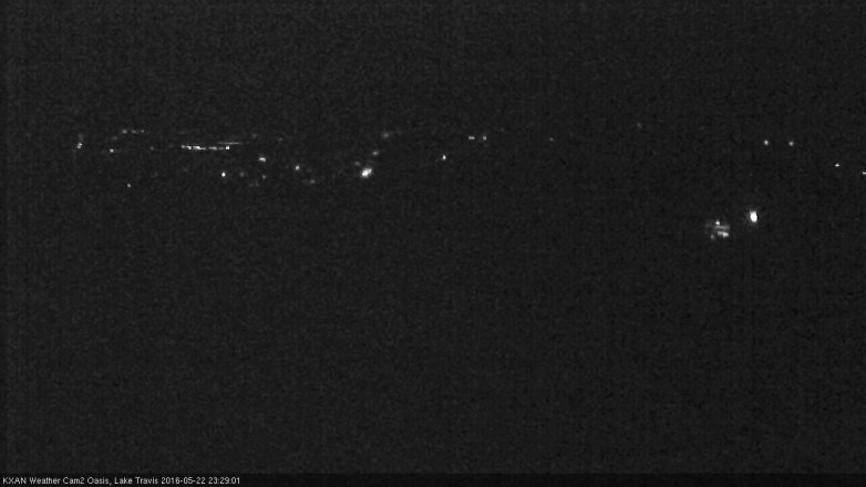 Lake Travis webcam, May 22, 2016 10:35 PM CT