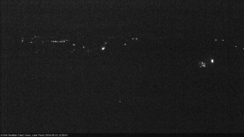 Lake Travis webcam, May 22, 2016 11:10 PM CT