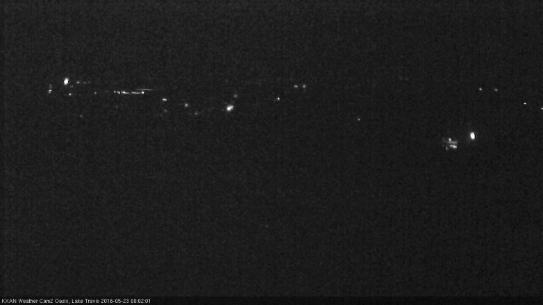 Lake Travis webcam, May 22, 2016 11:20 PM CT