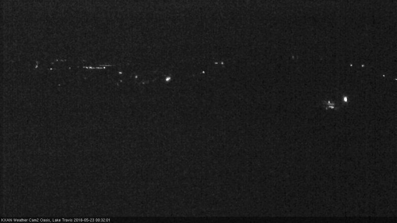 Lake Travis webcam, May 22, 2016 11:55 PM CT