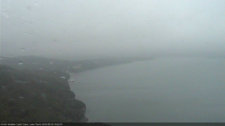 Lake Travis webcam, May 23, 2016 9:10 AM CT