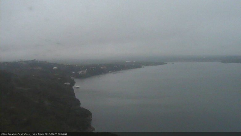 Lake Travis webcam, May 23, 2016 9:50 AM CT