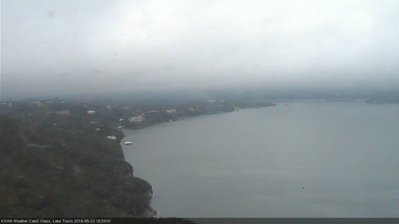 Lake Travis webcam, May 23, 2016 10:05 AM CT