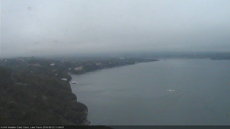 Lake Travis webcam, May 23, 2016 10:25 AM CT