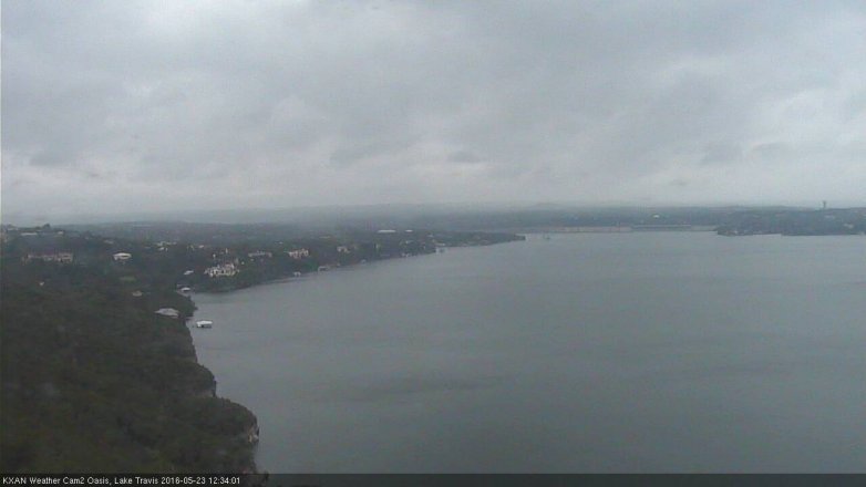 Lake Travis webcam, May 23, 2016 11:40 AM CT