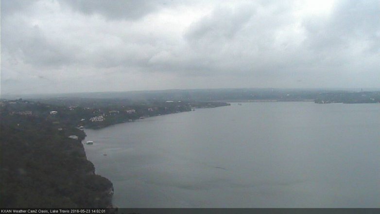 Lake Travis webcam, May 23, 2016 1:15 PM CT