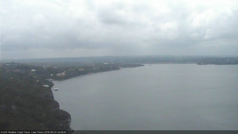 Lake Travis webcam, May 23, 2016 1:55 PM CT