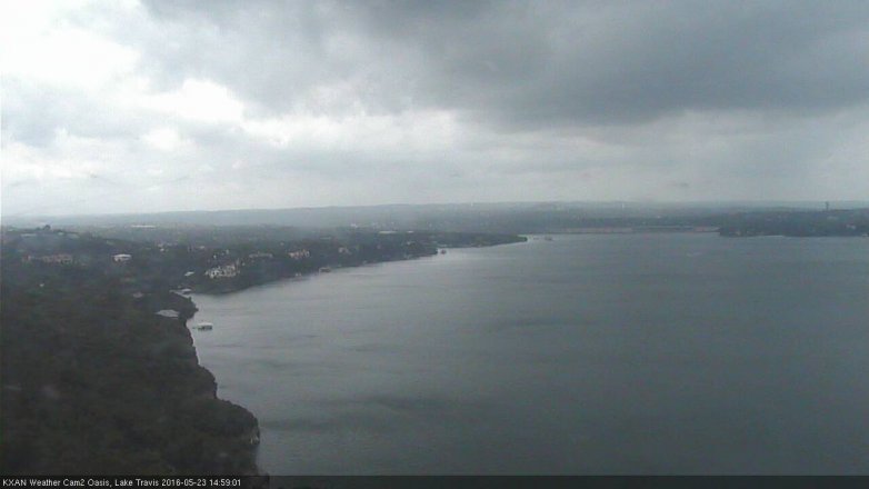 Lake Travis webcam, May 23, 2016 2:30 PM CT