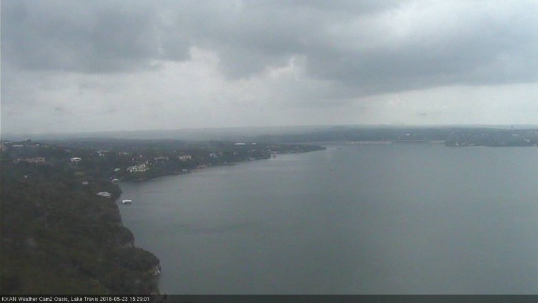 Lake Travis webcam, May 23, 2016 2:35 PM CT