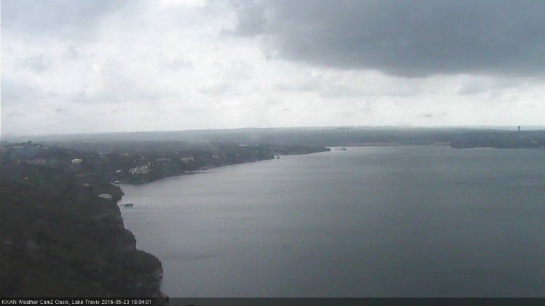 Lake Travis webcam, May 23, 2016 3:10 PM CT