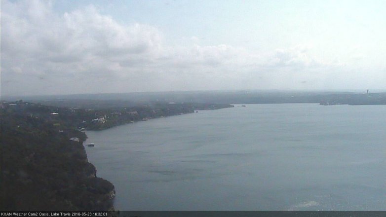 Lake Travis webcam, May 23, 2016 3:45 PM CT