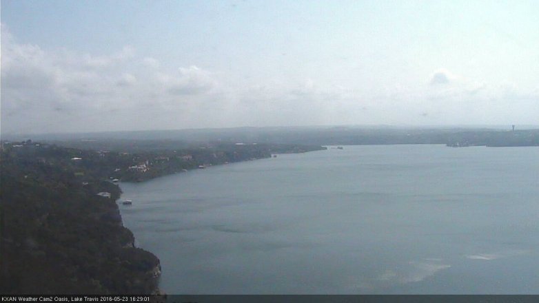 Lake Travis webcam, May 23, 2016 4:00 PM CT