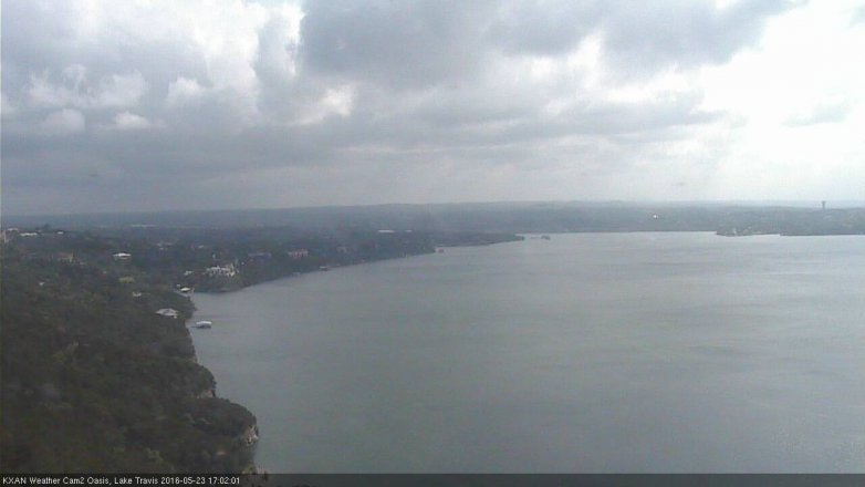Lake Travis webcam, May 23, 2016 4:05 PM CT