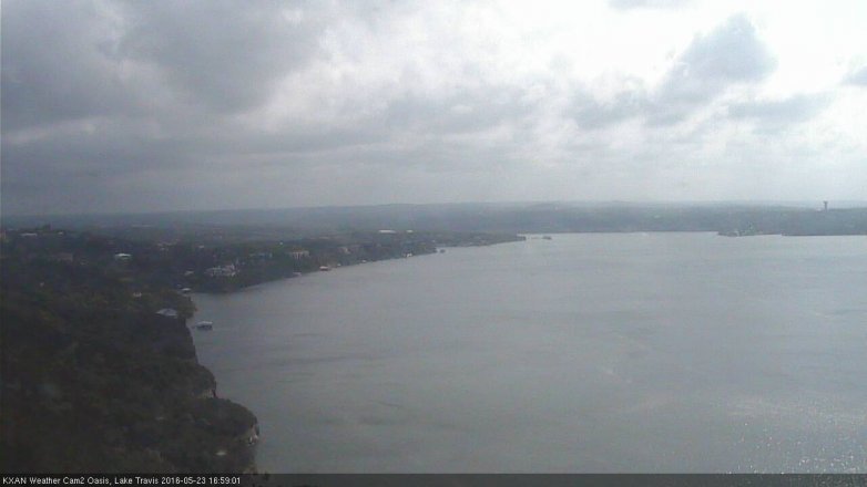 Lake Travis webcam, May 23, 2016 4:10 PM CT