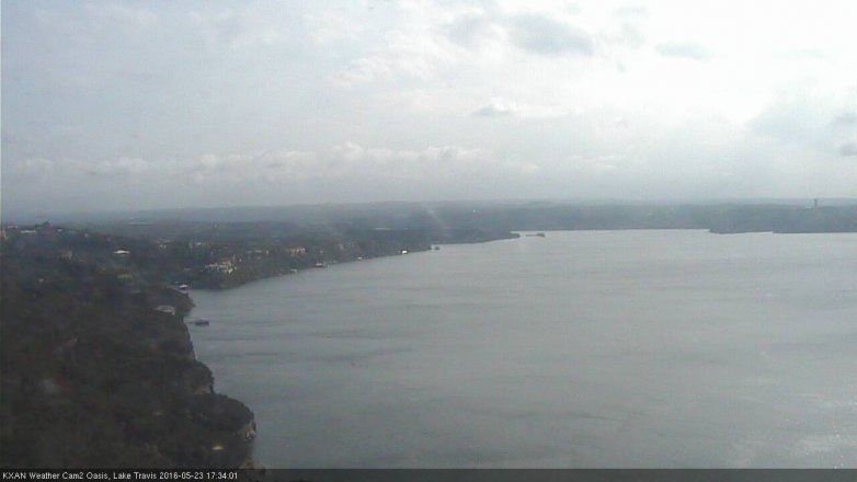 Lake Travis webcam, May 23, 2016 4:45 PM CT