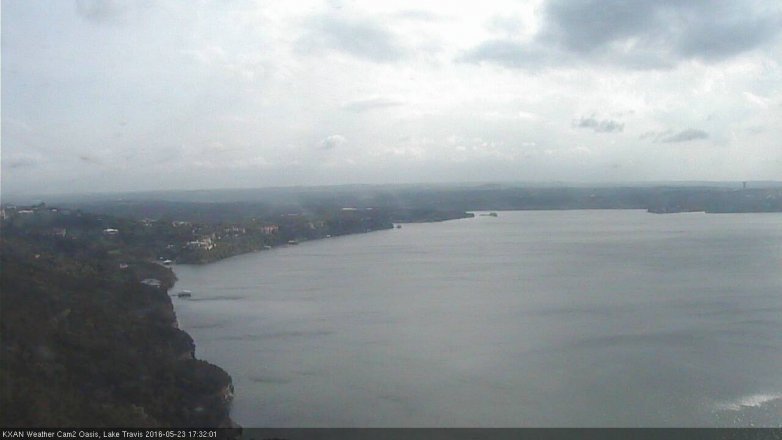 Lake Travis webcam, May 23, 2016 4:50 PM CT