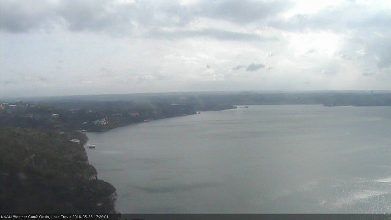 Lake Travis webcam, May 23, 2016 4:55 PM CT