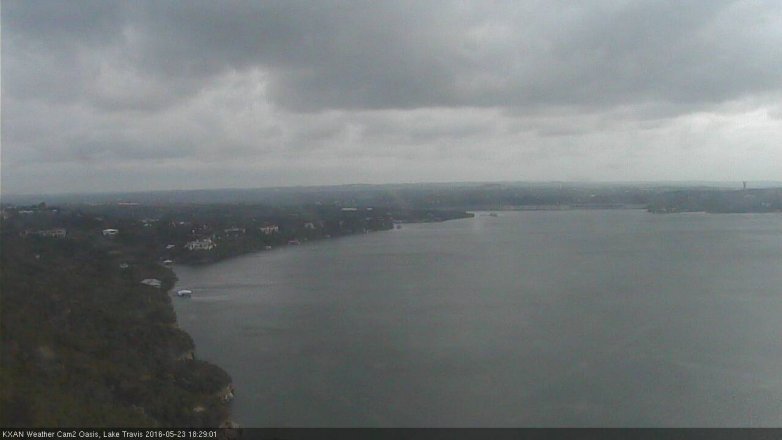 Lake Travis webcam, May 23, 2016 5:55 PM CT
